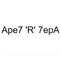 Ape7 'R' 7epA