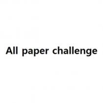 All paper challenge