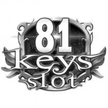 81 keys slot 設計字及圖