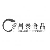 昌泰食品 SHARE HAPPINESS 及圖