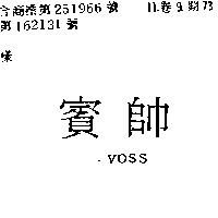 賓帥 VOSS 