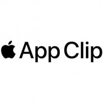 APP CLIP WITH APPLE LOGO
