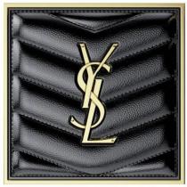 YSL MONOGRAM LEATHER CHEVRON COMPACT / Square