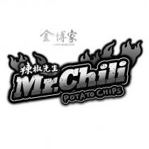 金博家 JINBO SELECTION 辣椒先生 JINBO Mr.Chili POTATO CHIPS 設計字及圖