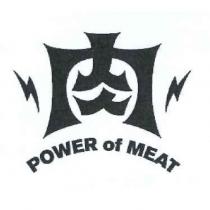 肉設計字 POWER of MEAT