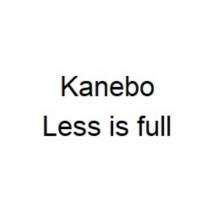 Kanebo / Less is full