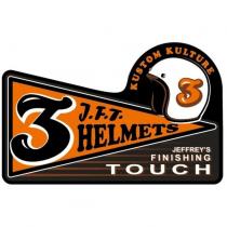 J.F.T. HELMETS JEFFREY'S FINISHING TOUCH KUSTOM KULTURE 及圖