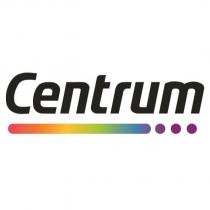 CENTRUM with band of colors with dots