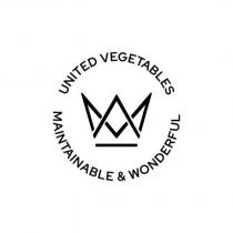 MW 設計圖 UNITED VEGETABLES MAINTAINABLE & WONDERFUL