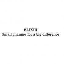 ELIXIR/Small changes for a big difference