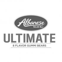 Albanese World's Best ULTIMATE 8 FLAVOR GUMMI BEARS and design