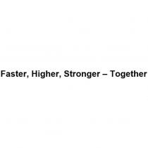Faster, Higher, Stronger – Together