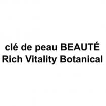 cle de peau BEAUTE/Rich Vitality Botanical