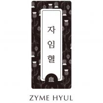 韓文 血 ZYME HYUL 及圖