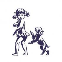 Girl & Dog device