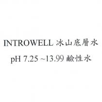 INTROWELL 冰山底層水 pH 7.25 ~ 13.99 鹼性水
