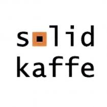 solid kaffe 設計字