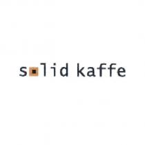 solid kaffe 設計字