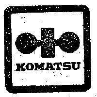 小松製作所股份有限公司標章及 KOMATSU 
