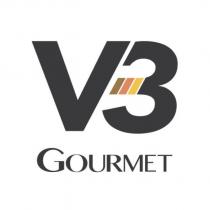 V3 Gourmet Logo in Colour