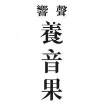 響聲養音果