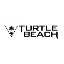 TURTLE BEACH Stylized and Palm Tree Design