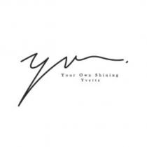 YV 設計圖 Your Own Shining Yvette
