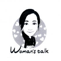 Woman's talk 女人全身圖像及圖