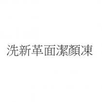 洗新革面潔顏凍