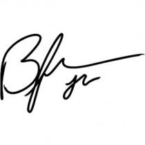 BJ Jr. Stylized signature & Design