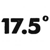 17.5 °
