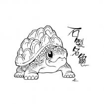 石製名龜 岳及圖