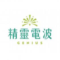 精靈電波設計字 GENIUS 及圖