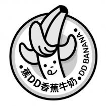 蕉 DD 香蕉牛奶 DDBANANA 及圖