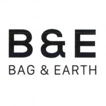 B&E BAG&EARTH 設計字