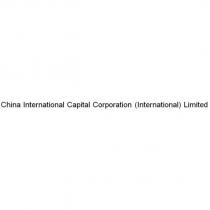 China International Capital Corporation Limited