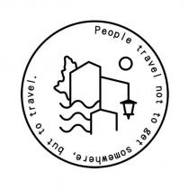 People travel not to get somewhere but to travel 及圖