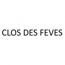 CLOS DES FEVES