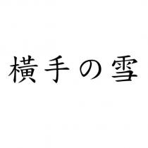 橫手の雪