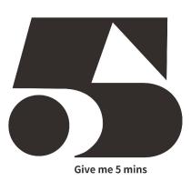 Give me 5 mins 及圖