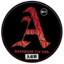 A HANDMADE CUE TIPS A 皮頭