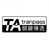TA tranpass 關鍵傳透及圖