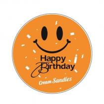 Happy Birthday Cream Sandies 及圖