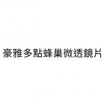 豪雅多點蜂巢微透鏡片
