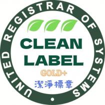 UNITED REGISTRAR OF SYSTEMS CLEAN LABEL GOLD+ 潔淨標章及圖