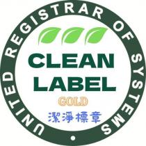 UNITED REGISTRAR OF SYSTEMS CLEAN LABEL GOLD 潔淨標章及圖