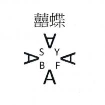 囍蝶 SYBF 及 A 設計字