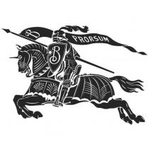 Equestrian Knight Device with B PRORSUM