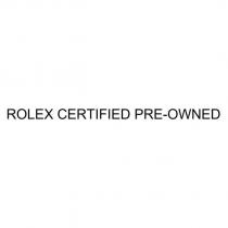 ROLEX CERTIFIED PRE-OWNED
