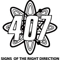 407 SIGNS OF THE RIGHT DIRECTION 及圖